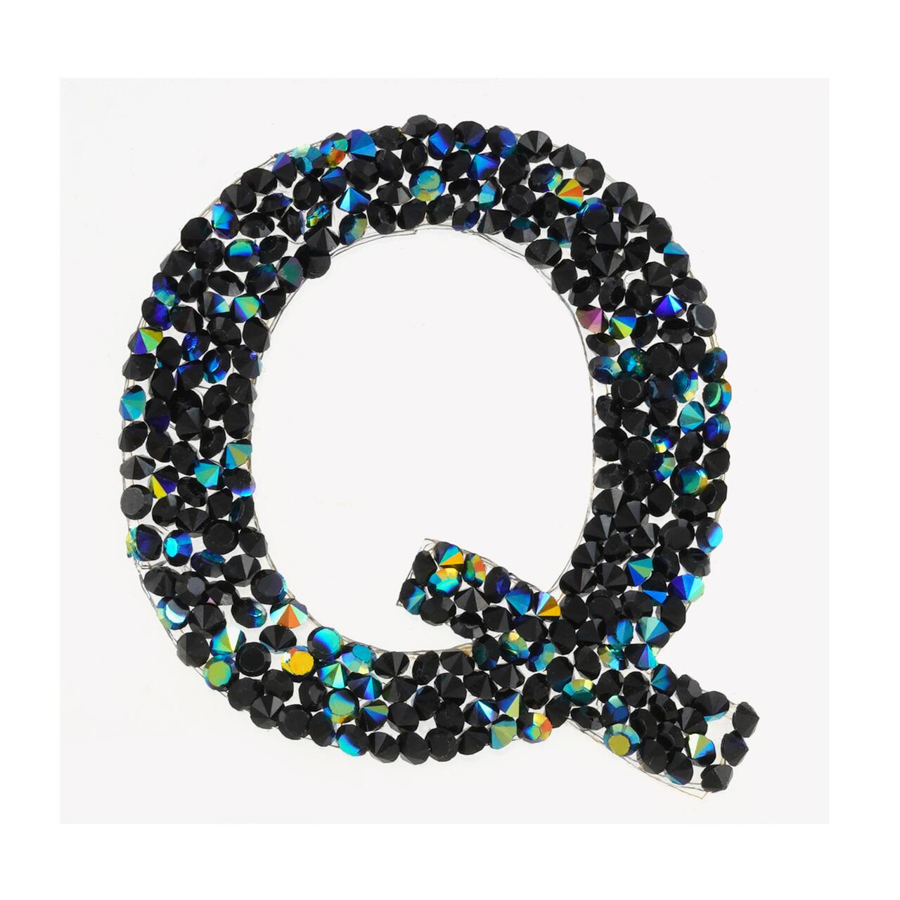 12 Pack: Black AB Letter Bling Sticker by Recollections®